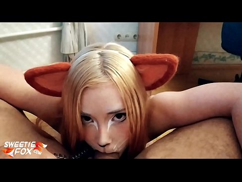 ❤️ Kitsune gbe dick ati pẹlu ni ẹnu rẹ ️❌  Ibalopo